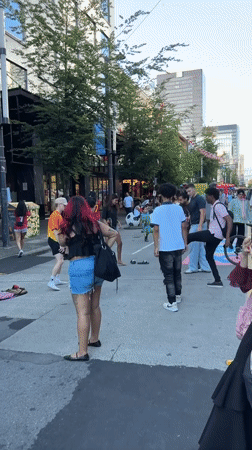 Street festival fills downtown Vancouver with crowds and stalls