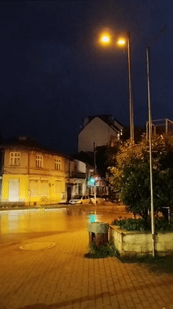 Rainbow and barber shop scenes documented in Varna