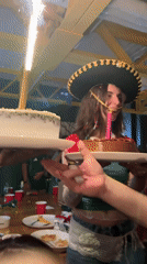 Birthday party meets Mexico soccer watch party in CDMX