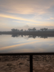 Serene lake reflection captured in early morning Bukuru