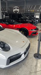 Luxury car collection displayed in Plovdiv showroom