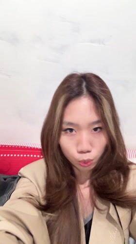 Woman takes multiple selfies across retail locations in China