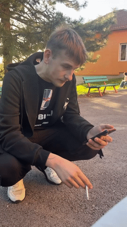 Casual street moments documented in Loznitsa, Bulgaria