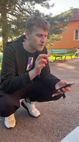 Casual street moments documented in Loznitsa, Bulgaria