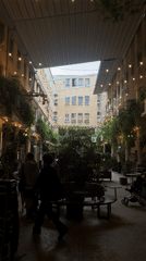 Ordinary street life and cafe scenes in Tel Aviv