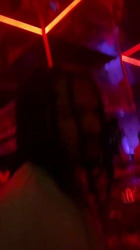 Red-lit club atmosphere in Dubai nightlife scene