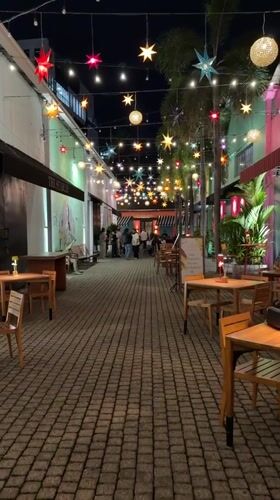 Nighttime street scenes documented in Colombo, Sri Lanka