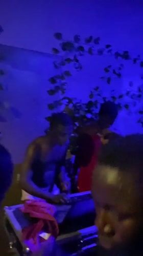 Nightclub gathering documented in Nigeria evening hours May 3rd