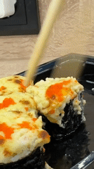 Sushi dinner documented in Moscow evening meal session