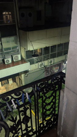 Heavy rain soaks Buenos Aires streets during early morning hours