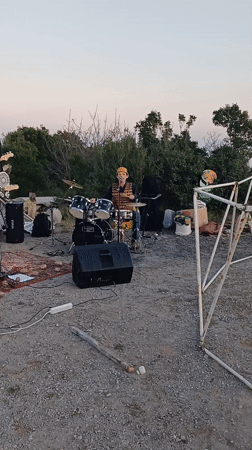 Four-piece band performs outdoor concert in Montenegro