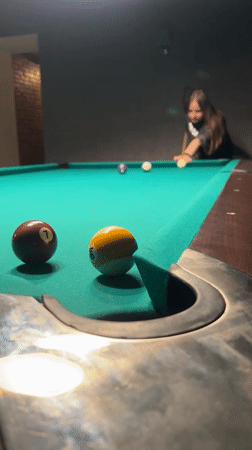 Evening billiards game captured in Odesa venue