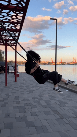 Evening life unfolds along Cherepovets waterfront and city streets