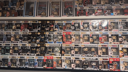 Collector showcases extensive Funko Pop and gaming memorabilia room