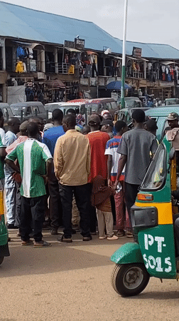 Morning street life documented in Bukuru, Nigeria during Ramadan