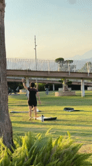 Golden hour at Fethiye's waterfront: yoga, basketball, and sunset strolls