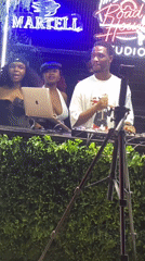 Nighttime DJ party at Road House Studio in Nigeria