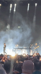Live concert lights up Gdynia stage with full band and crowd