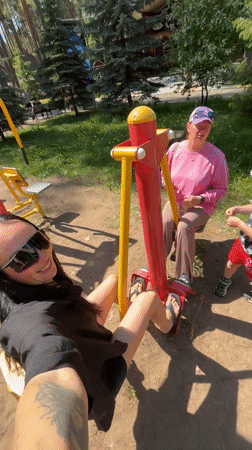 Morning recreation activities observed across Chaykovsky outdoor facilities
