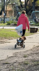 Person with AMESUC bag spotted walking in Buenos Aires