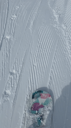 Morning skiing activity captured at Gudauri resort, Georgia