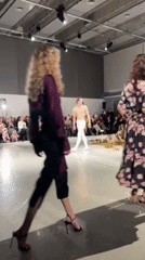 Fashion show observed in London venue Friday morning