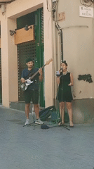 Morning street life captured in Rubí, Spain