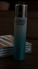 Lighter and cigarettes spotted on table in Bulgarian station