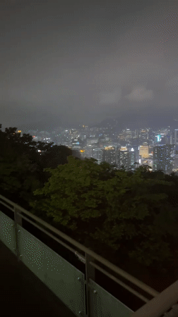 Seoul landmarks illuminated at night captured by witnesses