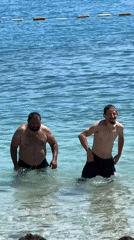 Summer afternoon beach activities unfold at Budva Montenegro waterfront