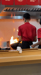 Morning kitchen activity and Asian cuisine service in Lhokseumawe