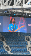 Stadium in Russia hosts concert and sporting event simultaneously
