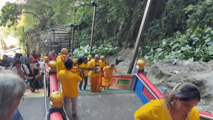 Devotees, tourists gather at Malaysia's Batu Caves temple complex