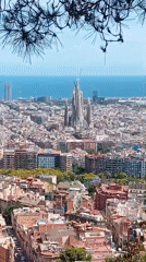 Witness documents panoramic Barcelona cityscape views over 3-hour period
