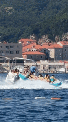 Morning beach scene unfolds in Boreti, Montenegro