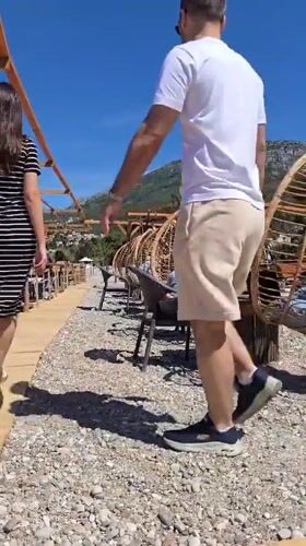Coastal scenes captured in Bar, Montenegro's seaside landscape