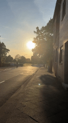 Evening street life documented across Mönchengladbach neighborhoods