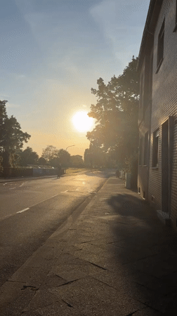 Evening street life documented across Mönchengladbach neighborhoods