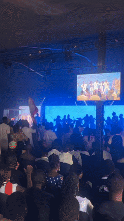 Live performance with dancers in white draws crowds in Jos