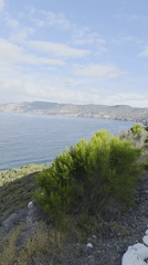 Coastal landscape captured on video in Mexico