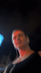 Man records nighttime selfie video in North Kuta
