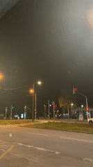 Two helicopters spotted flying over Strasbourg at night