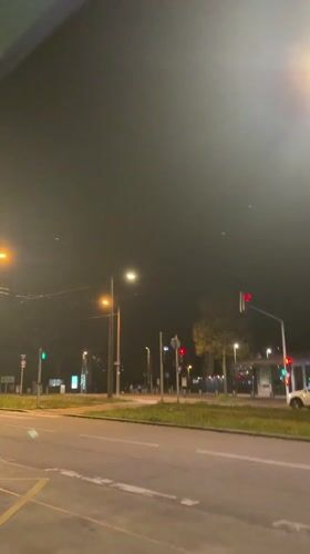 Two helicopters spotted flying over Strasbourg at night
