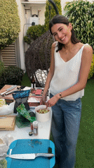 Backyard barbecue gathering documented in San Bernardino Tlaxcalancingo
