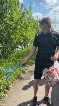 Spring day documented in Dmitrov park area