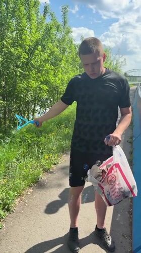 Spring day documented in Dmitrov park area