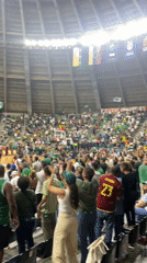 Basketball game draws large crowd in La Asuncion arena