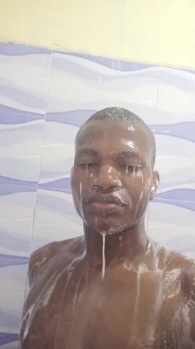 Man showering captured by witnesses in Keffi, Nigeria