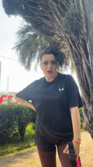 Woman documents outdoor selfies and desert scenery during afternoon outing