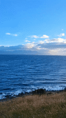 Scenic coastal views captured near Ushuaia, Argentina